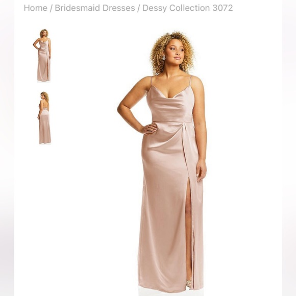 Dessy Collection Bridesmaids Dress 3072 - Picture 1 of 3